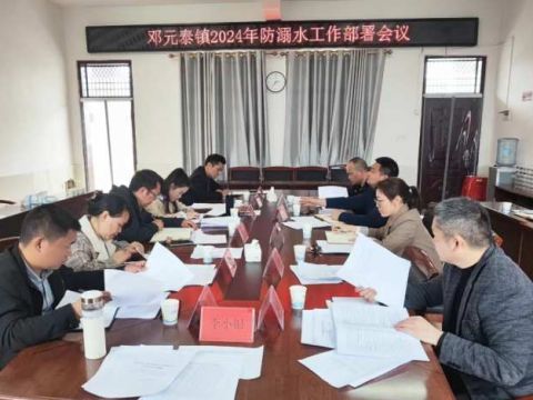 湖南武冈市邓元泰镇开展安全推进会