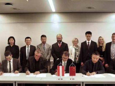 爱旭参与“一带一路”服务欧盟2030碳中和，中奥联合实验室正式揭牌