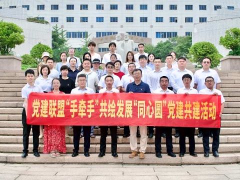 党建联盟“手牵手” 共绘发展“同心圆”中建铁投开发公司青岛分公司与青岛报业传媒集团开展党建共建活动