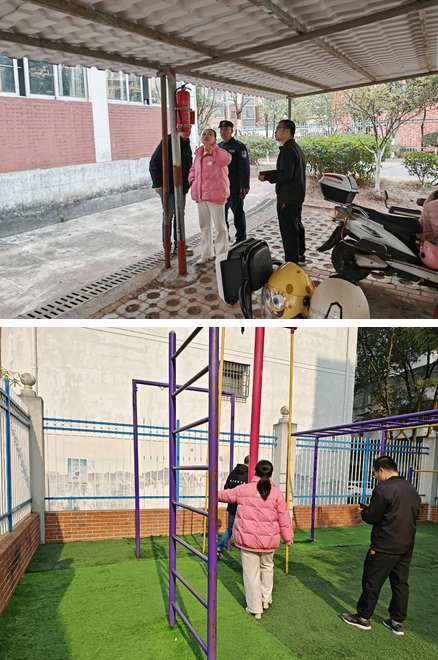 江西吉安市北门小学开展2025年春季开学安全隐患大排查