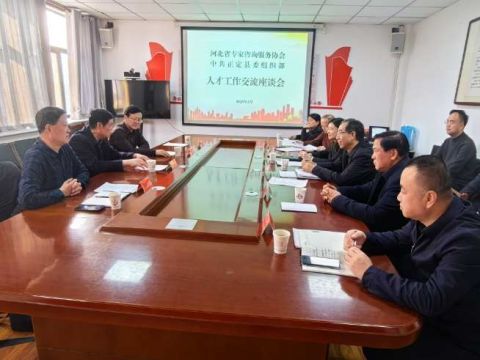 河北省专家咨询服务协会赴正定县调研人才建设