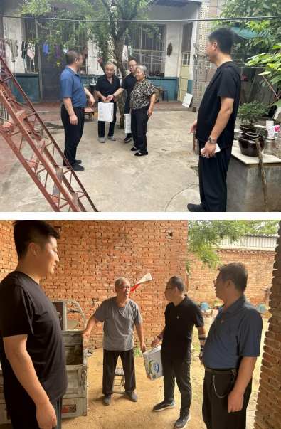 致敬初心・情暖老党员——石家庄市中医院驻村第一书记带队慰问老党员