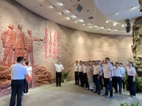 踏寻红色印记 筑牢作风根基——赣州五县气象局联合开展深入贯彻中央八项规定精神学习教育