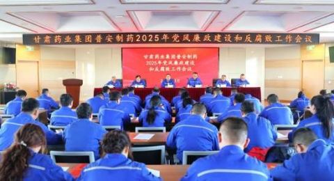 甘肃药业集团普安制药丨以“六个融合”为抓手深度推进党建和业务同频共振