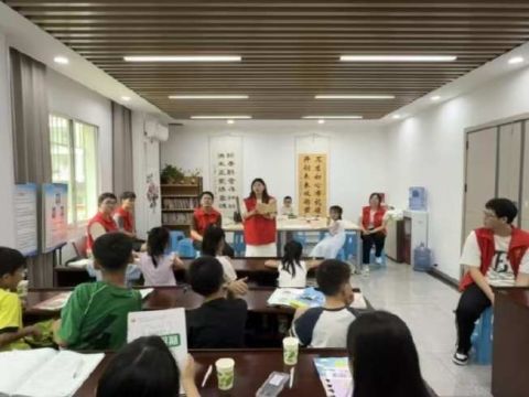 四川省达州市达川区翠屏街道新桥社区“爱心暑托班”开课啦