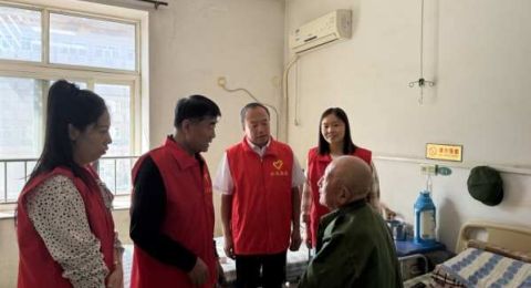 河北省沧州市兴元社区开展“情系老兵送温暖 红色传承映初心”主题慰问活动