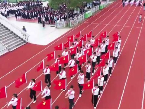 江苏如东县宾山小学2025年“小海豚”阳光体育节开幕式