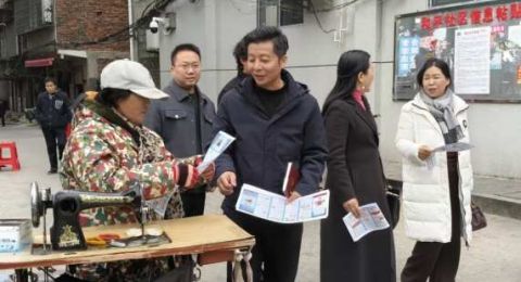 湖南邵东市两市塘街道开展&ldquo;代表进社区，宪法护民生&rdquo;主题宣传活动
