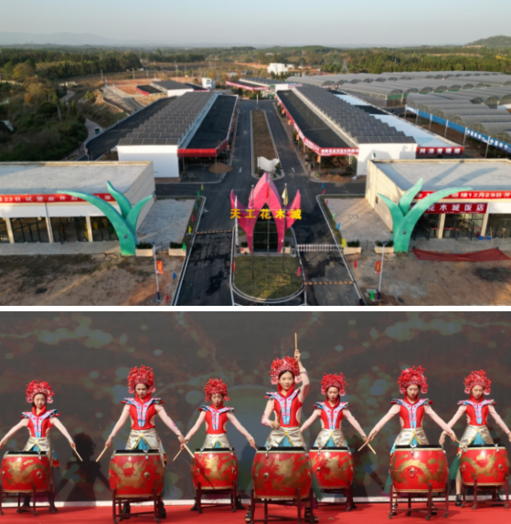 奉新天工花木城开业游园会受游客青睐