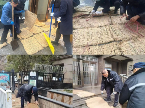 风雪中的温情守护&mdash;&mdash;江西水投新洪物业&ldquo;党建红&rdquo;温暖&ldquo;寒冬日&rdquo;