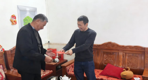 江西安远县塘村乡：春节慰问暖寒冬 携手共迎新春来