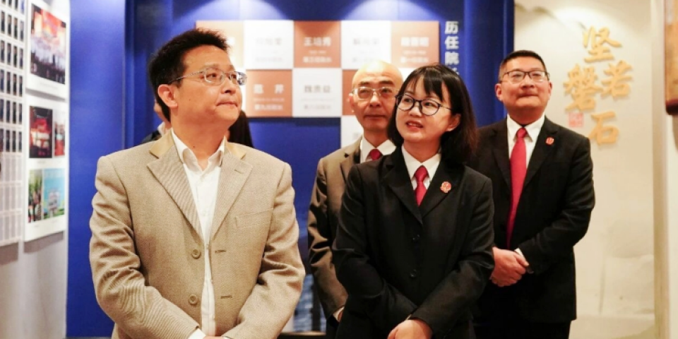 四川遂宁市委宣传部调研射洪法院全国文明单位创建工作