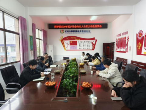 乡贤归巢话发展 青春筑梦启新程&mdash;&mdash;湖南武冈市秦桥镇举办返乡知名人士与大学生座谈会