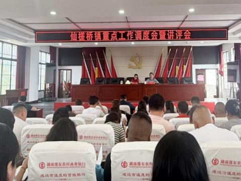聚焦重点强部署，狠抓作风促落实&mdash;&mdash;湖南邵东市仙槎桥镇召开重点工作调度会暨讲评会