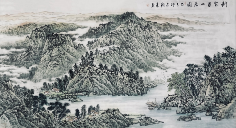 墨染富春 竹韵初心&mdash;&mdash;记富阳籍画家何新来