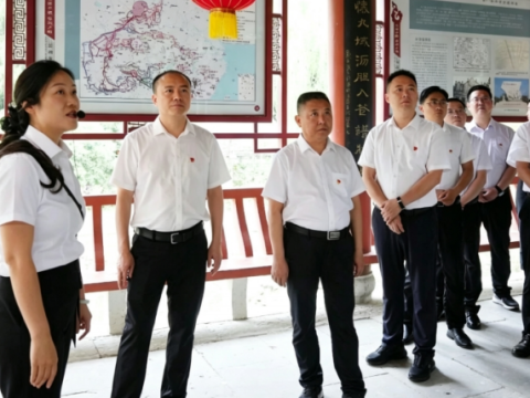 赓续红色血脉 凝聚奋进力量&mdash;&mdash;四川苍溪县人民医院党委赴红军渡开展主题党日活动