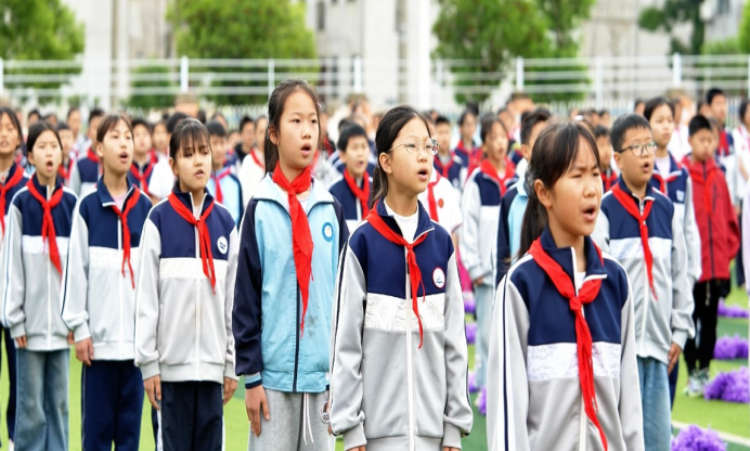 江西吉安市井开区实验学校开展师生诵读《正气歌》活动