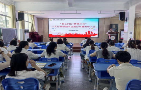 把我们的教研小故事，慢慢讲给你听—— 江西信丰县陈毅希望学校开展三人行研修期末分享暨表彰大会